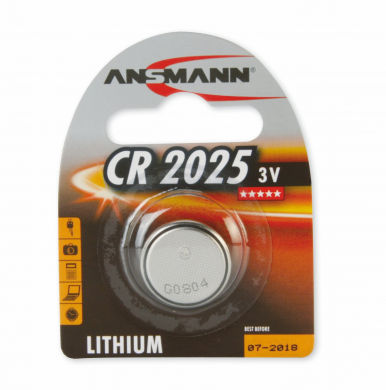 Pile lithium CR2025 3V - Ansmann