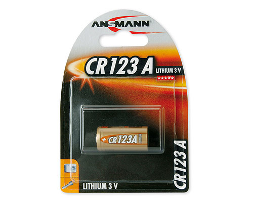 Pile lithium CR123A 3V - Ansmann