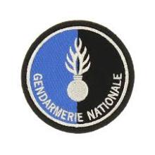 Habimat - Support velcro pour stylo et identifiant Gendarmerie