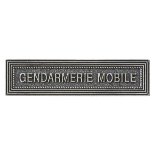 Agrafe Ordonnance Gendarmerie Mobile Argent - DMB