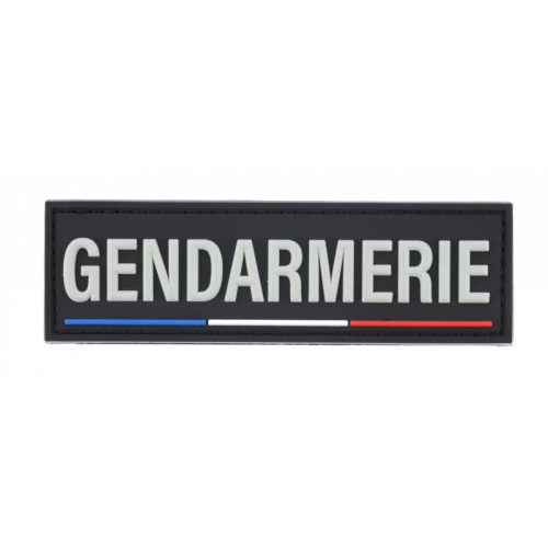 Bandeau avant Gendarmerie PVC 3,5 x 10 cm - DMB