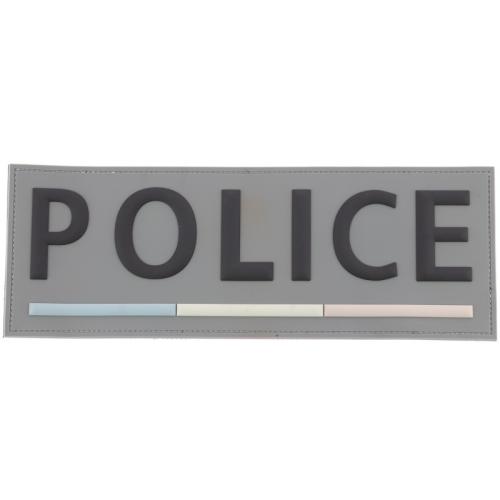 Bandeau dos Police PVC basse visibilité 10 x 28 cm