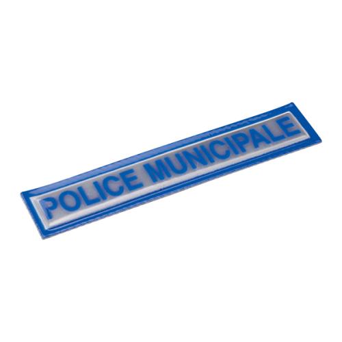 Barrette Police Municipale rétro-réfléchissante