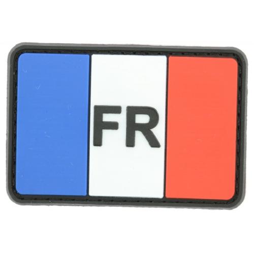 Ecusson PVC France tricolore 5.5 x 3.5 cm - DMB